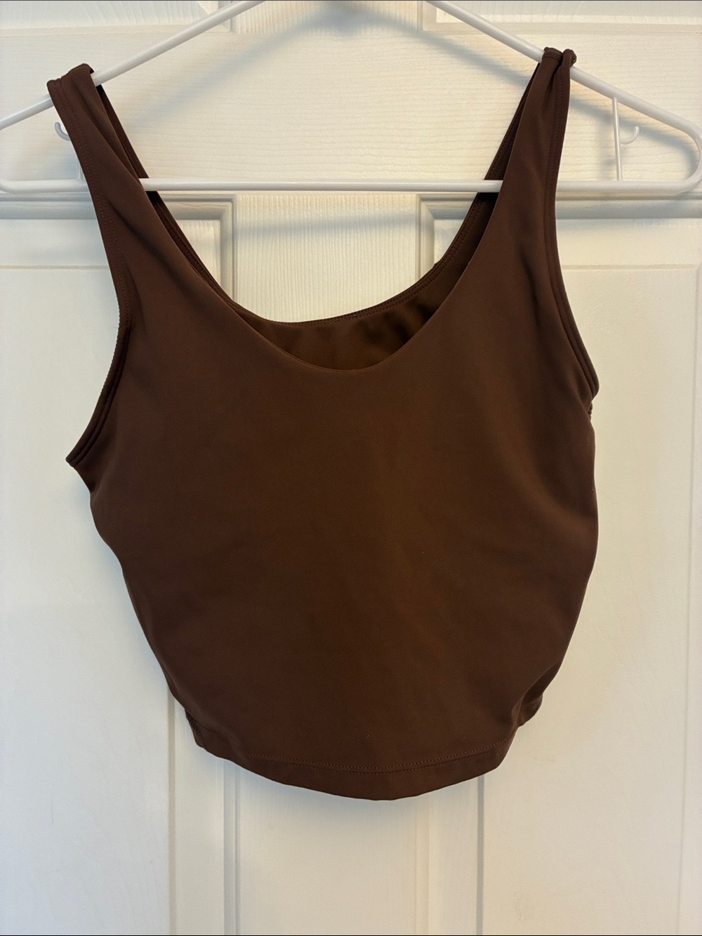 Lululemon Align Tank Top Cropped Java Brown Size Small